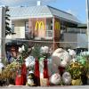 Der Tatort einige Wochen nach der blutigen Attacke. In dieser McDonald‘s-Filiale war Armela mit einer Freundin essen.