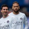 Waren zwei Jahre gemeinsam bei PSG: Lionel Messi (l) und Neymar.