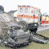 Zu einem schweren Unfall kam es am Mittwochnachmittag auf der alten B16 in Dillingen.