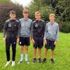 Meisterliche U18-Junioren (von links): Julius Baur, Noah Rogg, Christian Biechele und Max Mendel.