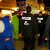 In Weißenhorn hatten Polizisten alle Hände voll zu tun. 