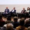 Thomas Treutler, Daniel Langhans, Martin Ansbacher, Gunter Czisch und Lena Schwelling (v.l.) treten bei der OB-Wahl in Ulm an. 