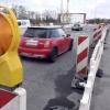 Auf der Ackermannbrücke fällt für vier Wochen eine Spur weg.