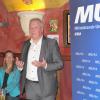 Europaabgeordneter Markus Ferber (CSU) sprach bei der Landsberger Mittelstands-Union. Links: MU-Vorsitzende Heidrun Hausen. 	