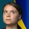 Greta Thunberg, Klima-Aktivistin aus Schweden, nimmt an einer Pressekonferenz teil, auf der eine neu gegründete Arbeitsgruppe vorgestellt wird, die sich mit den ökologischen Schäden befassen wird, die durch den Krieg in der Ukraine entstanden sind.