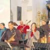 Zum Auftritt der Gruppe Godspell in der Klosterkirche in Thierhaupten gehörte nicht nur die Musik, sondern auch nachdenklich stimmende Texte. 