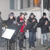 Die Jugendkapelle Pöttmes bildete den musikalischen Auftakt zum Pöttmeser Weihnachtsmarkt am Sonntagabend.
