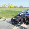 Mit lebensgefährlichen Verletzungen wurde gestern am späten Nachmittag nahe Rettenbach ein Motorradfahrer mit dem Rettungshubschrauber ins Krankenhaus nach Ulm geflogen. Vier weitere Personen wurden bei dem Unfall leicht verletzt und in Kliniken gebracht.  