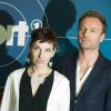 Die Schauspieler Meret Becker und Mark Waschke kommen bei der Premiere des neuen Berliner "Tatort".