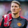 Bastian Schweinsteiger saß gegen West Ham United auf der Bank - und kam dann zum Einsatz.