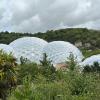 Regenwald unter Kuppeln: Die Riesenwaben des Eden Project liegen in einem Talkessel.