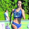 Die 17-jährige Sabrina Hafner vom TV Erkheim hat bei der Bayerischen U18-Meisterschaft den Titel über 200 Meter gewonnen.  	