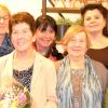 Neuwahlen bei der Frauen-Union Friedberg: (von links) Kreisvorsitzende Iris Eberl, Margit Lucchesi, Annemarie Mayr, Petra Gerber, Walburga Sedlmeyr, Gertraud Binner-Schestopaloff und Evelyn Mühlbauer. 	