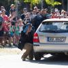 Personenschützer des LKA zeigen beim Tag der offenen Tür der Berliner Polizei ihr Können.