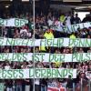 Proteste allenthalben: Die FCA-Fans warfen dem DFB Geldgier vor. 	