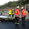 Auf der A8 kam es am Dienstagmorgen zu einem Unfall auf Höhe der Ausfahrt Augsburg-West. Eine Person wurde leicht verletzt, teilt die Polizei mit. 