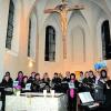 Beim Adventskonzert in der Pfarrkirche St. Stephan in Untermeitingen sang unter der Leitung von Anita Pfister der Chor "Augenblicke". Foto: Meier