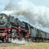 Zwei Lokomotiven der legendären Baureihe 01 sind beim Bayerischen Eisenbahnmuseum in Nördlingen noch im Einsatz. Bei den Dampftagen am 16. und 17. Mai werden sie zu bewundern sein. Unser Bild zeigt die 01180 unter Volldampf