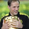 BVB-Trainer Thomas Tuchel will den DFB-Pokal mit nach Hause nehmen.