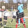 Vergeblich streckte sich hier Türkspor-Keeper Okan Vatensever – der Eckball von Jonathan Rettig schlug unhaltbar im langen Toreck zur Dasinger Führung ein. Die Gäste aus Dasing siegten 3:0.  	 	