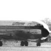 Das am 13. Oktober 1977 entführte Flugzeug "Landshut" nach der Landung in Mogadischu.