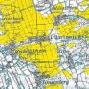 Die gelb markierten Flächen zeigen, wo Windkraft-Anlagen in der Umgebung von Dürrlauingen möglich wären. Doch Bürgermeister Edgar Ilg zückte den Rotstift: Der Flächennutzunsgplan wurde geändert, damit die Gemeinde selbst bestimmen kann, wo sich künftig Windräder drehen dürfen.  