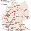 Geplante Fernverbindungen und Taktung der Züge der Deutschen Bahn während des Streiks.