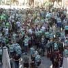 Zahlreiche Celtic-Fans versammelten sich vor Spielbeginn auf dem Münchner Marienplatz.