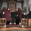 Anna Schamberger, Franziska Bader, Ursula Grampp-Heider und Martin Dronzella begeisterten bei ihrem Adventskonzert die Zuhörer in der bis zum letzten Platz gefüllten Kirche St. Maria Kappel in Schmiechen. Foto: Julie Klaus