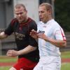 Als Spielertrainer des TSV Dasing erzielte Alex Dürr (links) immer wieder wichtige Tore für seinen Verein - hier im Duell mit Ralf Rachl. Foto: Reinhold Rummel 