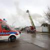 Eine Lagerhalle am Dillinger Weg in Augsburg hat am Sonntag gebrannt. Es entstand ein hoher Sachschaden.