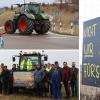 Entlang der vielbefahrenen A8 demonstrierten am Mittwoch einige Landwirte. Unter anderem wurden die Auffahrten zur Autobahn bei Adelsried und Zusmarshausen zeitweise blockiert.