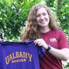 Sie tauschte das Trikot der DJK Breitenthal gegen das Jersey der Albany University: Sophia Eifler aus Deisenhausen studiert seit zwei Jahren in den USA und spielt Fußball in der College-Liga.  	