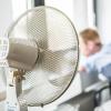 Ein Ventilator ist nicht das Allheilmittel gegen Hitze bei der Arbeit. Im Büro und vor allem im Home-Office gibt es viele andere Tipps, um warme Tage gut zu bewältigen.