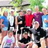 Die Ammersee Triagators ermittelten beim Triathlon am Wörthsee ihre Vereinsmeister. Oben von links: Lambert Rutz, Jeanette Vaje, Werner Weidacher, Richard York, Stefan Kiser, Christoph Tretter und Reinold Wischnewksi. Unten von links: Sebastian Menter, Marlon Kiechl und Jan Häring. Foto: Ammersee Triagators