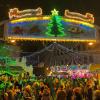 Der Kinderweihnachtsmarkt am Moritzplatz ist besonders abends sehr stimmungsvoll.