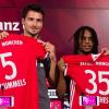 Mats Hummels und Renato Sanches wurden beim FC Bayern vorgestellt.
