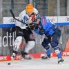 Voller Einsatz: Fabio Wagner (rechts) und der ERC Ingolstadt haben einen hervorragenden Start nach der Länderspiel-Pause erwischt. Foto: Dirk Sing