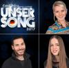 Die Musiker im ESC-Vorentscheid (von oben links nach unten rechts): Yosefin Buohler, Isabella "Levina" Lueen, Helene Nissen, Axel Maximilian Feige und Felicia Lu Kürbiß.