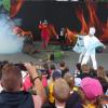 Bei einem Konzert in der Legoland-Arena mit Berliner Philharmonikern sahen etwa 750 Grundschüler Feuerdrachen in musikalischer Höchstform.