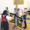 Beim ersten Kaffeekonzert der Musikwerkstatt „hohesC“ der Marktkapelle Zusmarshausen konnten die jungen Musiker ihr Können zeigen. 
