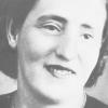 Rachela Ajzenberg kurz nach der Befreiung im Sommer 1945.