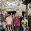 Auf dem Bild vor der Bad Kissinger Hütte (von links): Erich Wengenmayr, Karlheinz Stark, Wolfgang Gorhau, Bernd Lotthammer, Holger Duderstadt, Holger Kraus, Franz Petter, Johannes Gorhau, Hardl Bunk und Alexander Jall.  	