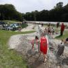 So sieht der neue Wasserspielplatz im Flößerpark aus.