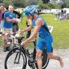 Schnelle Wechsel sind wichtig im Triathlon-Sport.  