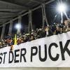Protest der Panther-Fans. Bild: Wagner