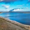 Blick über den neu entstehenden Cottbuser Ostsee.