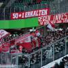 Fans des SC Freiburg protestieren gegen den geplanten Einstieg eines Investors.