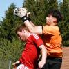 FCG-Keeper Dominik Dewein schnappte sich nicht nur in dieser Szene den Ball vor dem Egger Angreifer Joshua Steck, sondern hielt die Gundelfinger mit einer Glanzparade in der zweiten Halbzeit im Spiel.