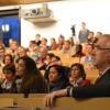 Theo Waigel sprach am Montagabend im Hörsaal der Katholischen Universität Eichstätt über Vertrauen in Politik und Wirtschaft. 